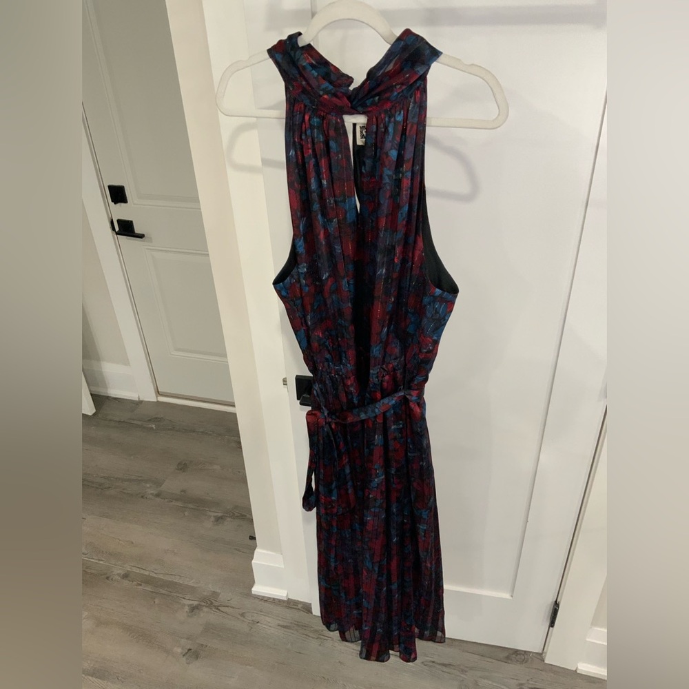 ANNE KLEIN Elegant Multicolor Sleeveless Dress
